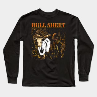 Bull Sheet Ghost Cow Long Sleeve T-Shirt